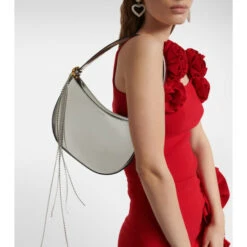 Magda Butrym Vesna Embellished Leather Shoulder Bag