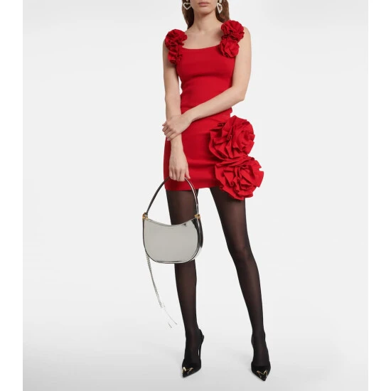 Magda Butrym Vesna Embellished Leather Shoulder Bag - Image 4