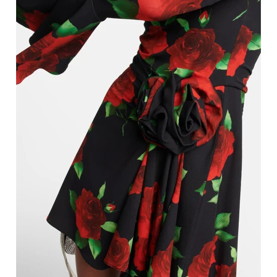 Magda Butrym Floral Ruched Minidress - Image 4