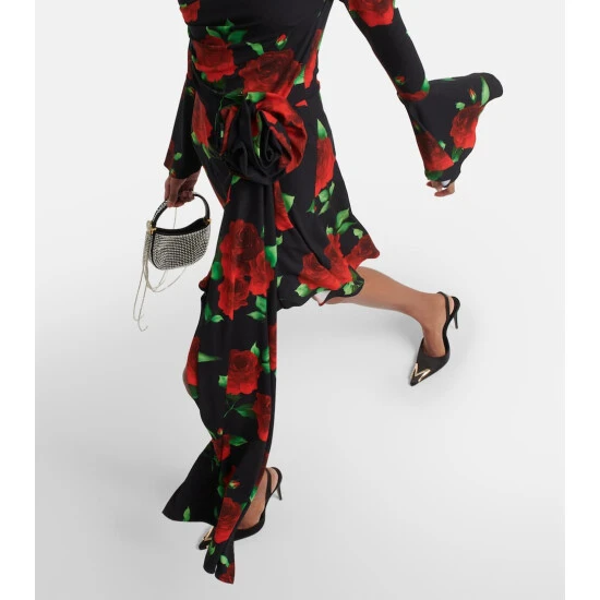 Magda Butrym Floral Ruched Minidress - Image 5