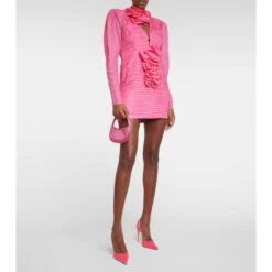 Magda Butrym Slingback Satin Pumps