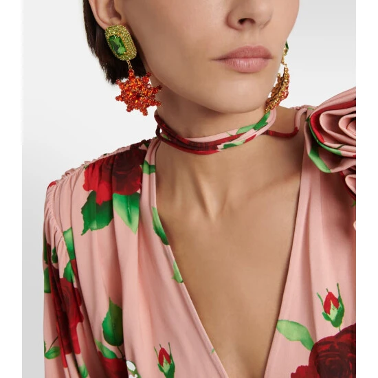 Magda Butrym Crystal-embellished Drop Earrings - Image 5