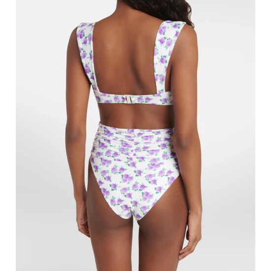 Magda Butrym Floral Bikini Top - Image 2