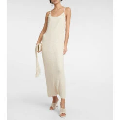 Magda Butrym Bouclé Maxi Dress