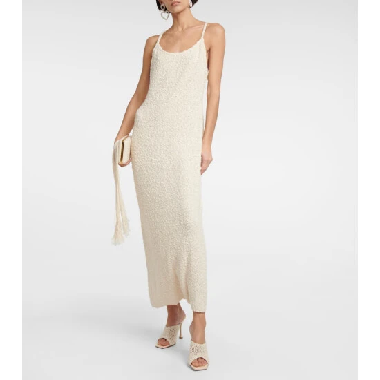 Magda Butrym Bouclé Maxi Dress