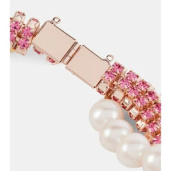 Magda Butrym Crystal And Pearl-embellished Necklace