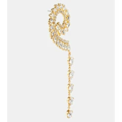 Magda Butrym Embellished Spiral Drop Earrings
