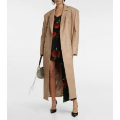 Magda Butrym Double-breasted Leather Coat