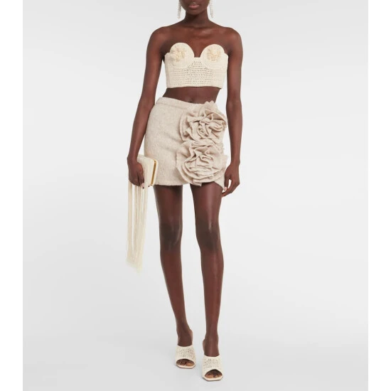 Magda Butrym Corsage-detail High-rise Miniskirt