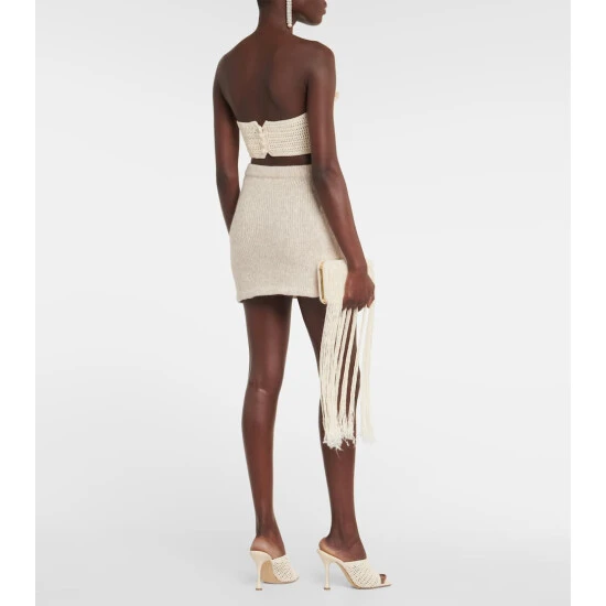 Magda Butrym Corsage-detail High-rise Miniskirt - Image 2