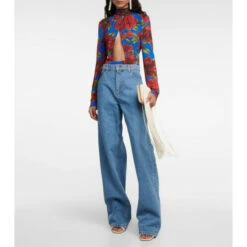 Magda Butrym Mid-rise Wide-leg Jeans