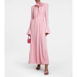 Magda Butrym Ruched Maxi Dress