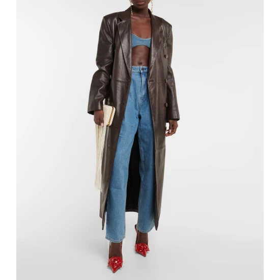 Magda Butrym Denim Bra Top