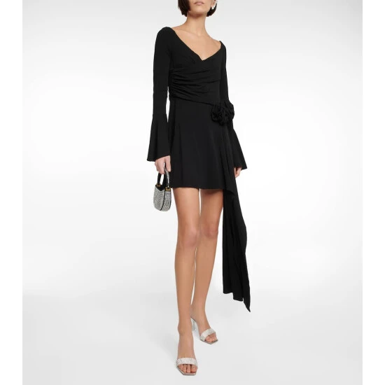 Magda Butrym Off-shoulder Bell-sleeve Minidress