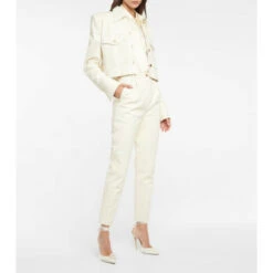 Magda Butrym Crystal-embellished Satin Pumps