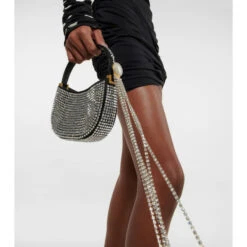 Magda Butrym Vesna Micro Embellished Satin Clutch