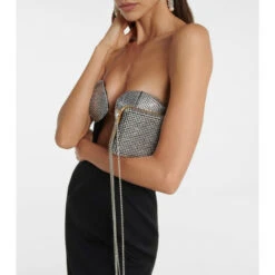 Magda Butrym Leila Crystal-embellished Box Clutch