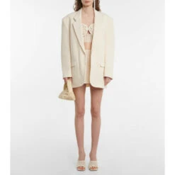 Magda Butrym Single-breasted Cotton-blend Blazer