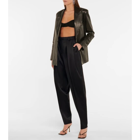 Magda Butrym High-rise Tapered Wool Pants