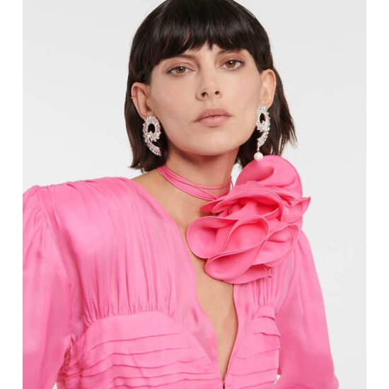 Magda Butrym Embellished Large Spiral Earrings - Image 2