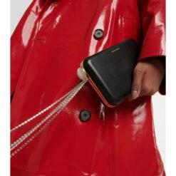 Magda Butrym Lelia Embellished Leather Clutch