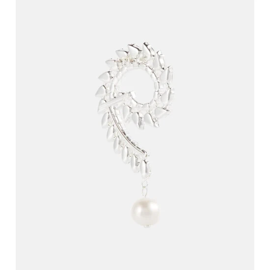 Magda Butrym Embellished Large Spiral Earrings - Image 4
