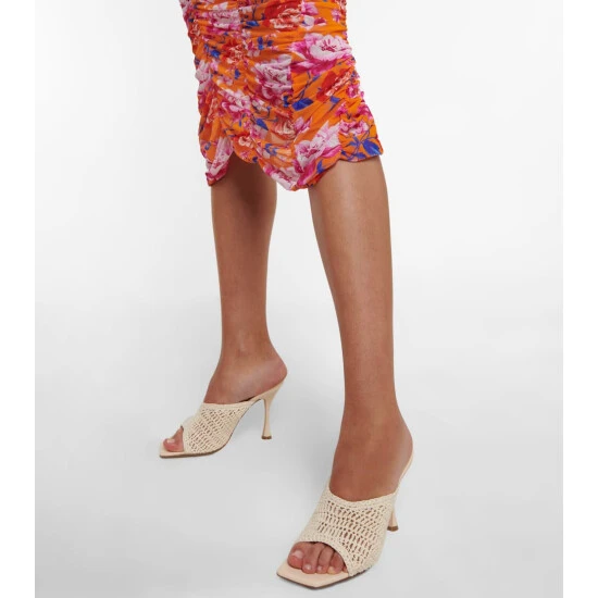 Magda Butrym Crochet And Leather Mules - Image 3