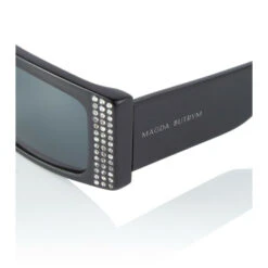 Magda Butrym Crystal-embellished Square Sunglasses