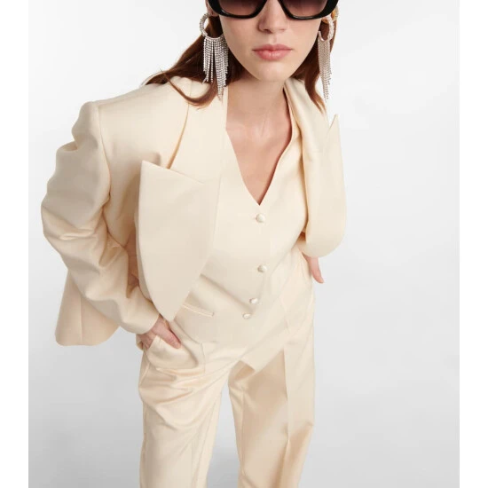 Magda Butrym Silk Blazer - Image 2