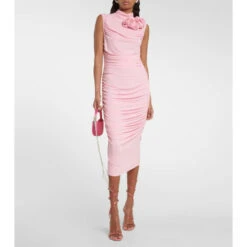 Magda Butrym Ruched Midi Dress