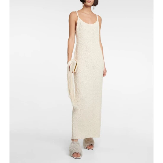 Magda Butrym Shearling PVC Mules