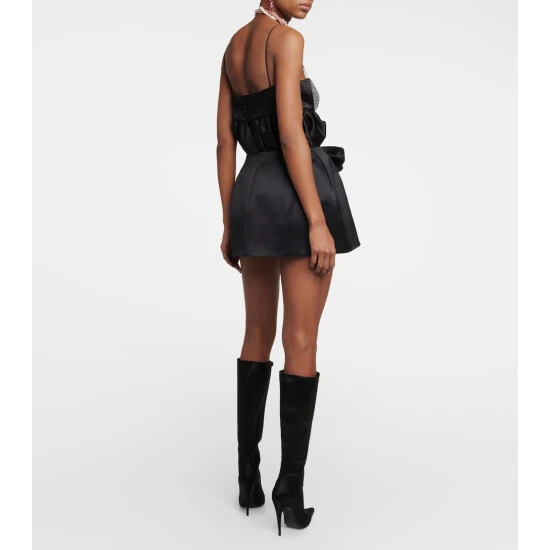 Magda Butrym Silk And Wool Crêpe Miniskirt - Image 2