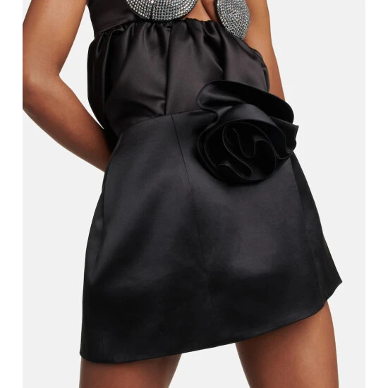 Magda Butrym Silk And Wool Crêpe Miniskirt - Image 3