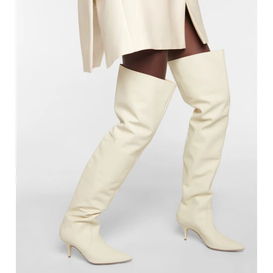 Magda Butrym Leather Over-the-knee Boots - Image 3