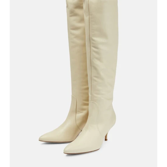 Magda Butrym Leather Over-the-knee Boots - Image 4