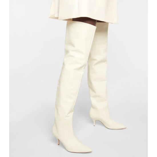 Magda Butrym Leather Over-the-knee Boots - Image 6