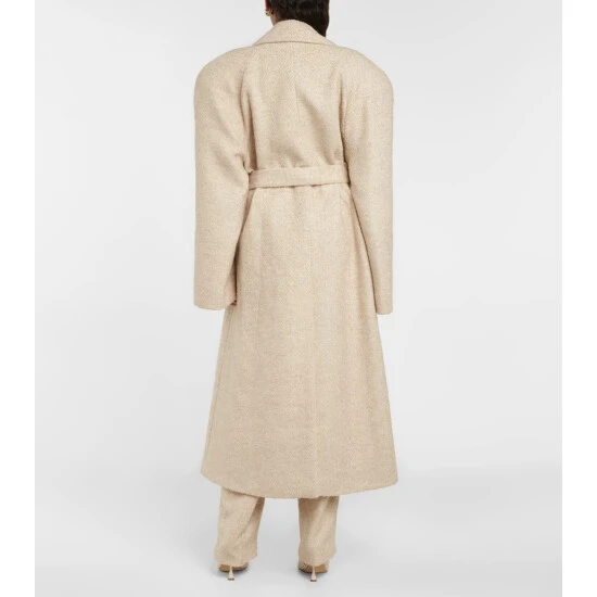 Magda Butrym Double-breasted Wool-blend Coat - Image 2
