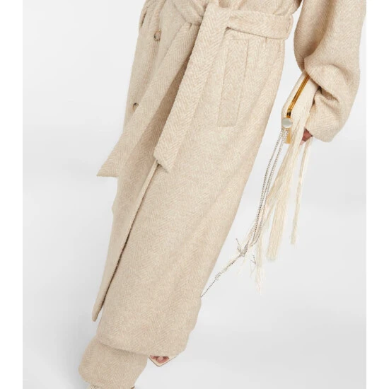 Magda Butrym Double-breasted Wool-blend Coat - Image 4