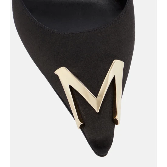 Magda Butrym Logo Slingback Pumps - Image 5