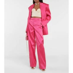 Magda Butrym Wide-leg Satin Pants