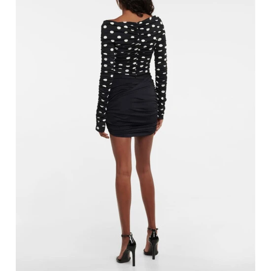 Magda Butrym Polka-dot Cutout Top - Image 2