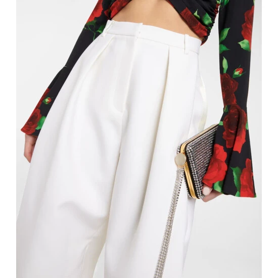 Magda Butrym Silk And Wool Tapered Pants - Image 3