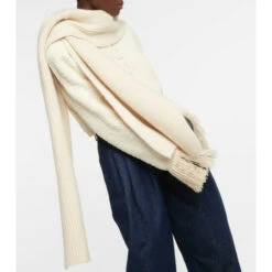 Magda Butrym Ribbed Wool-blend Scarf