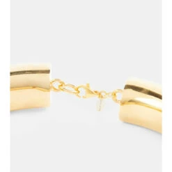 Magda Butrym 24kt Gold-plated Necklace With Baroque Pearl