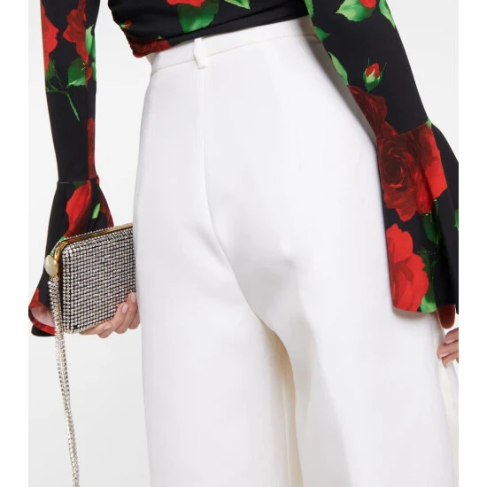 Magda Butrym Silk And Wool Tapered Pants - Image 5