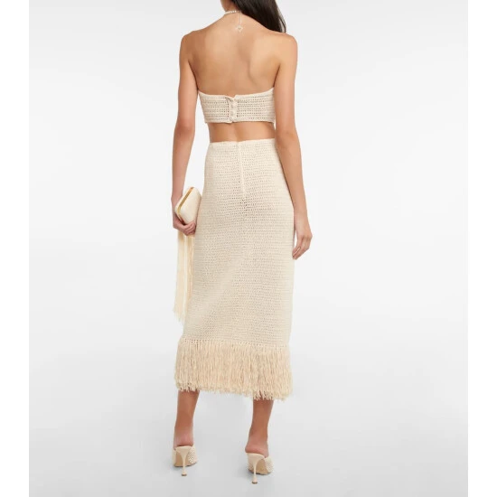 Magda Butrym Appliquéd Crochet Bustier - Image 2