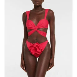 Magda Butrym Appliquéd High-rise Bikini Bottom