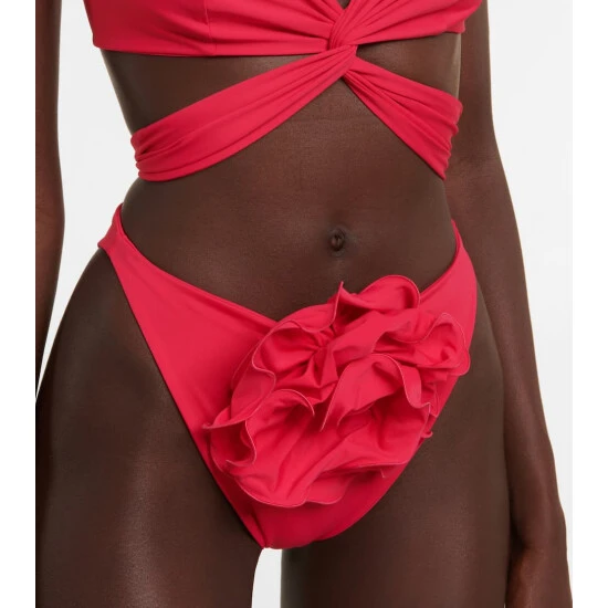 Magda Butrym Appliquéd High-rise Bikini Bottom - Image 3