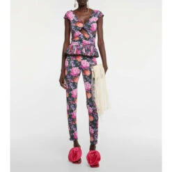 Magda Butrym Floral Skinny Pants