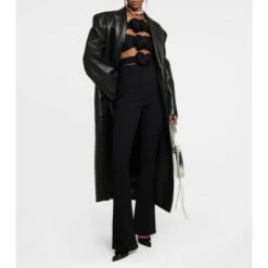 Magda Butrym Cutout Off-shoulder Jersey Crop Top